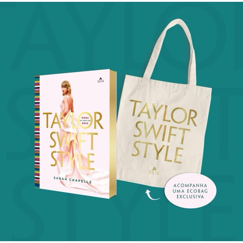 Livro Taylor Swift Style - Edição Capa Dura com Exclusiva Ecobag