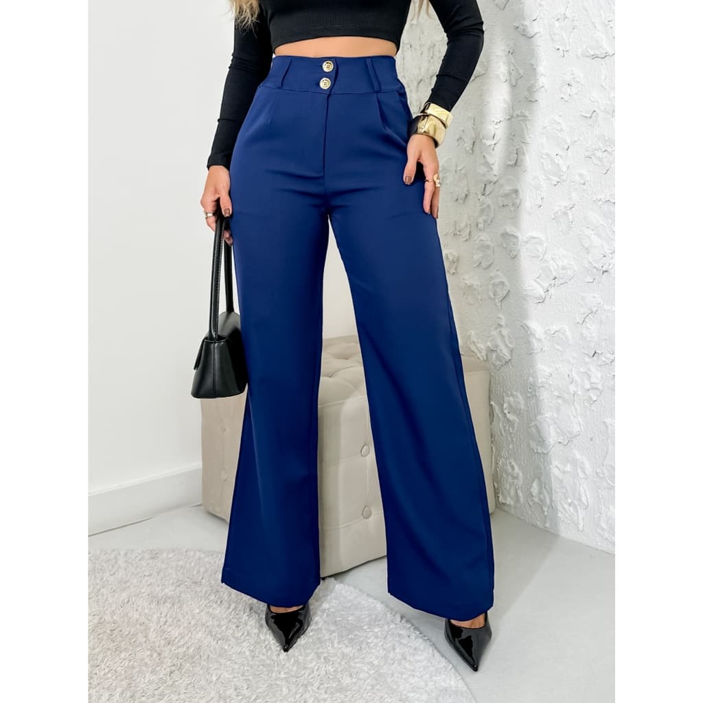 Calça Feminina, Cintura Alta, Sofisticada, Moderna, Elegante, Casual,P M G