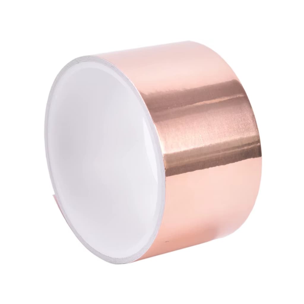 Fita Adesiva Cobre Rolo 5m X 50 Mm Blindagem Instrumentos