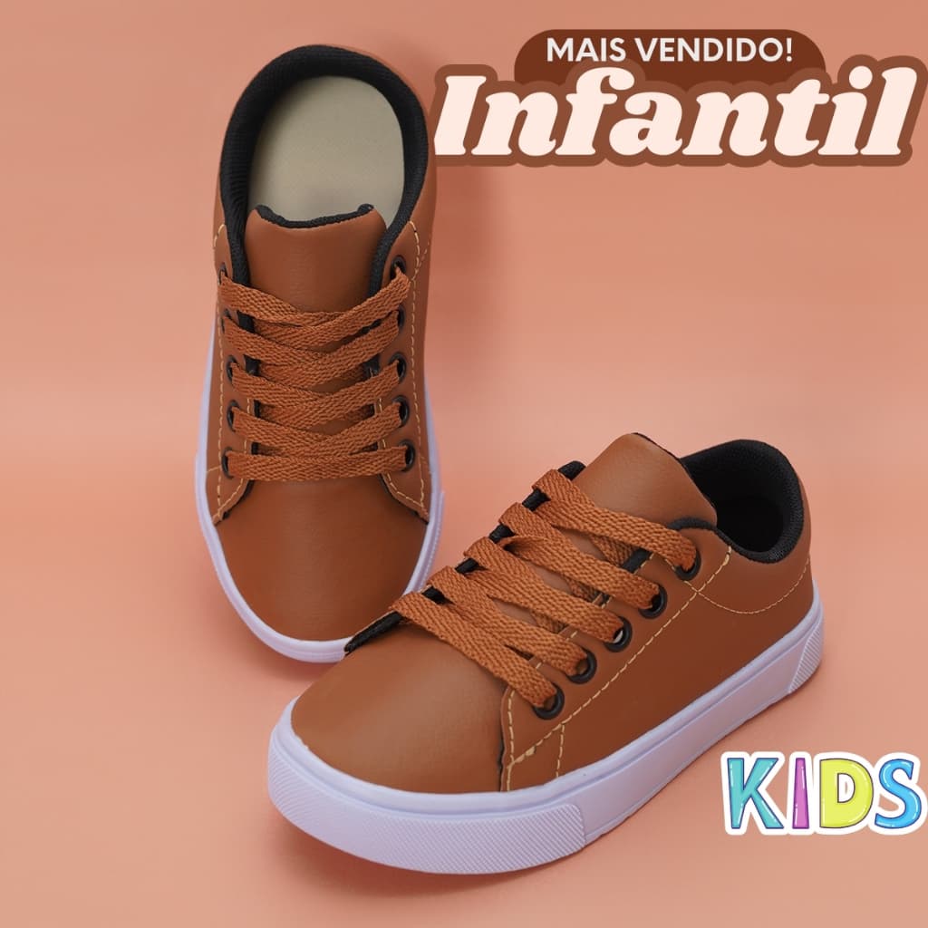 Tênis Infantil Masculino Escolar Antiderrapante Leve 25 ao 36 Pronta Entrega