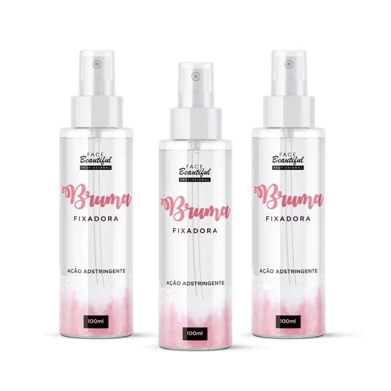 Bruma Facial Fixadora de Maquiagem 100ml - Face Beautiful
