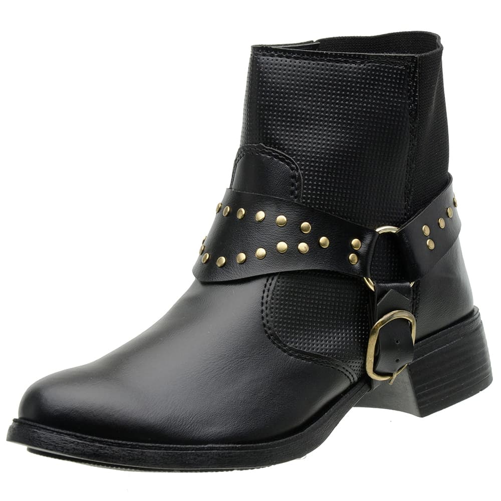 Bota  Feminina Cuturno cano curto moda confoto