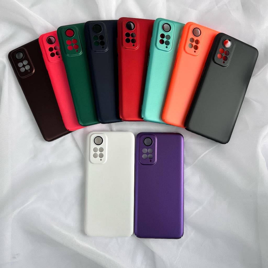 Capa Glass Colorida Para Xiaomi Redmi Note 11 / Note 11S / Note 11 4G / Proteção na Câmera CF77