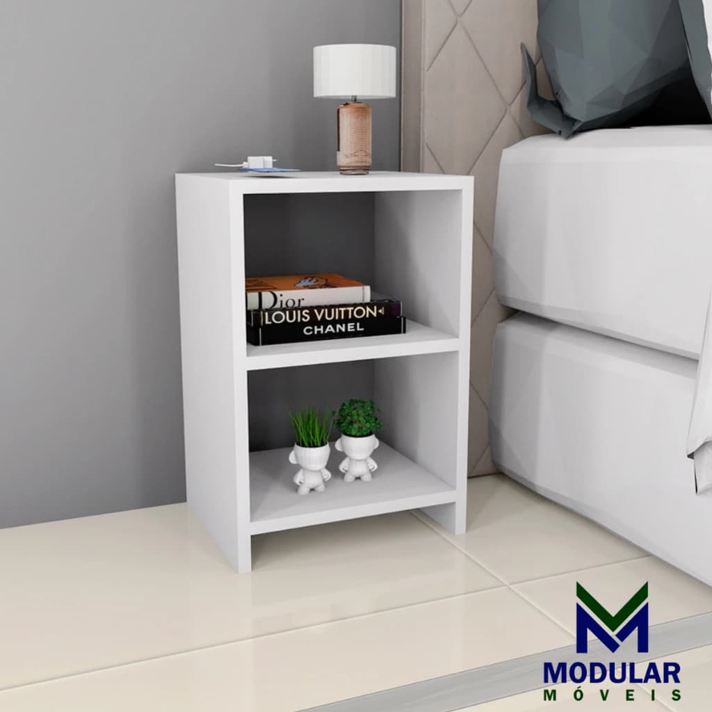 Mesa Cabeceira nicho quarto casal /solteiro criado avulso multifuncional serve como opção sapateira