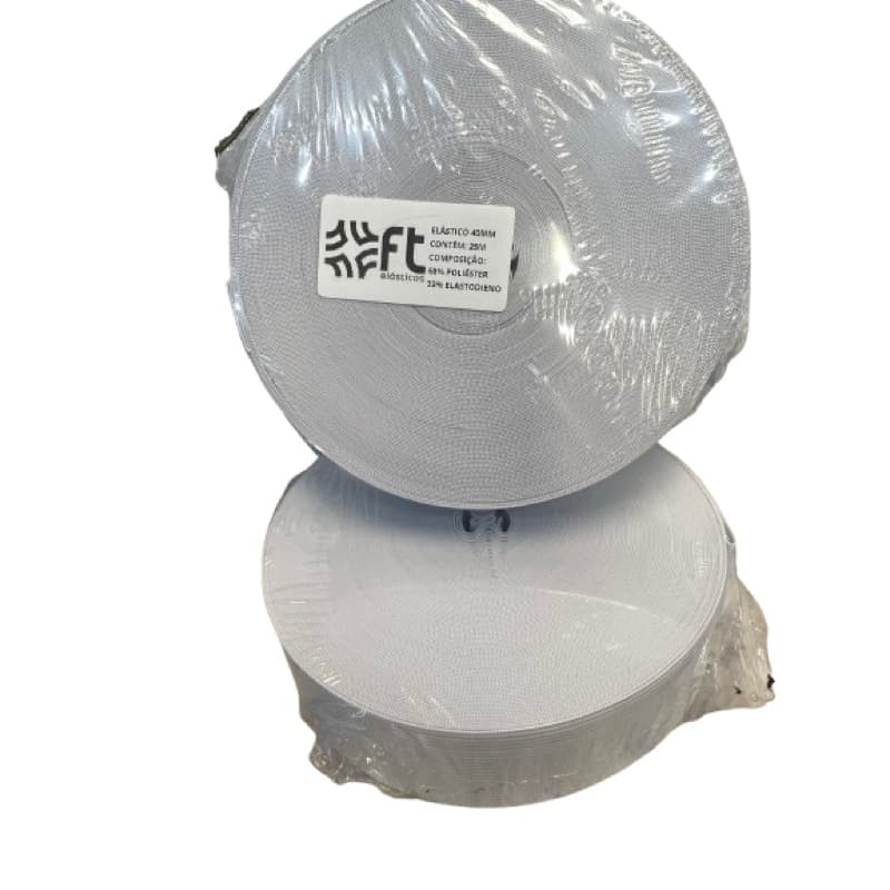 Elástico de Embutir 40mm X 25 Metros Confecções Em Geral