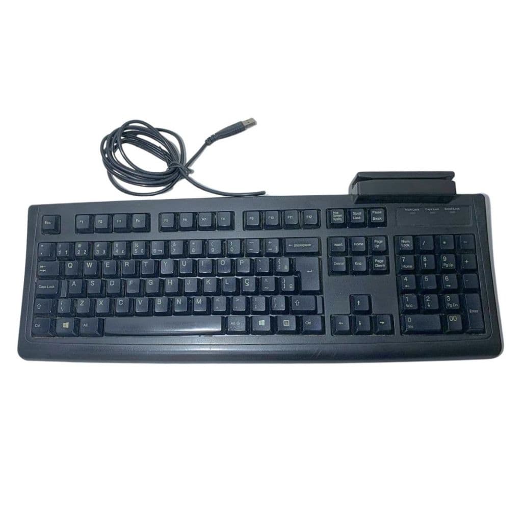 Teclado Smak USB Com leitor de cartão | SKA-291 +Garantia