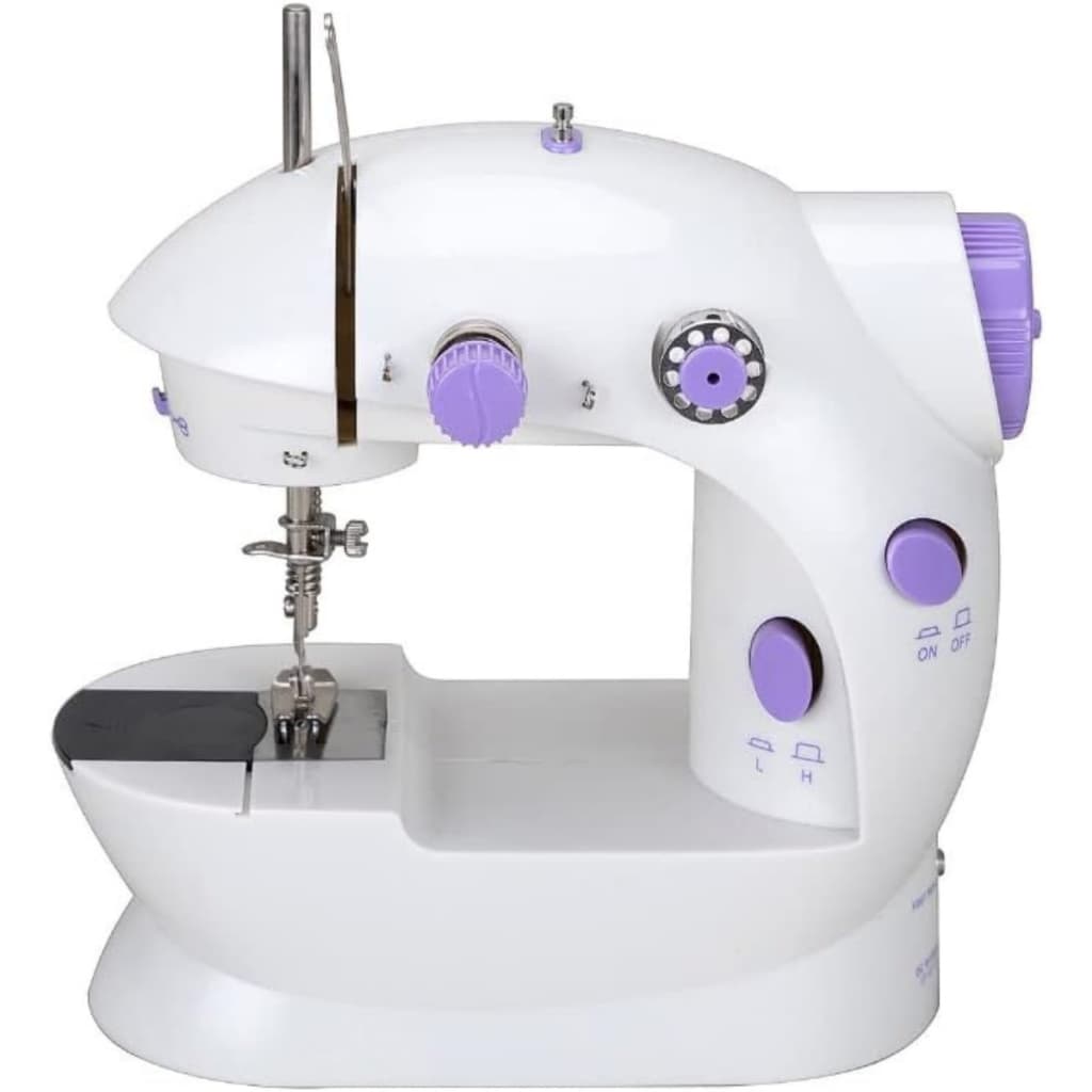 Mini Máquina De Costura Portátil Bivolt Para Iniciantes