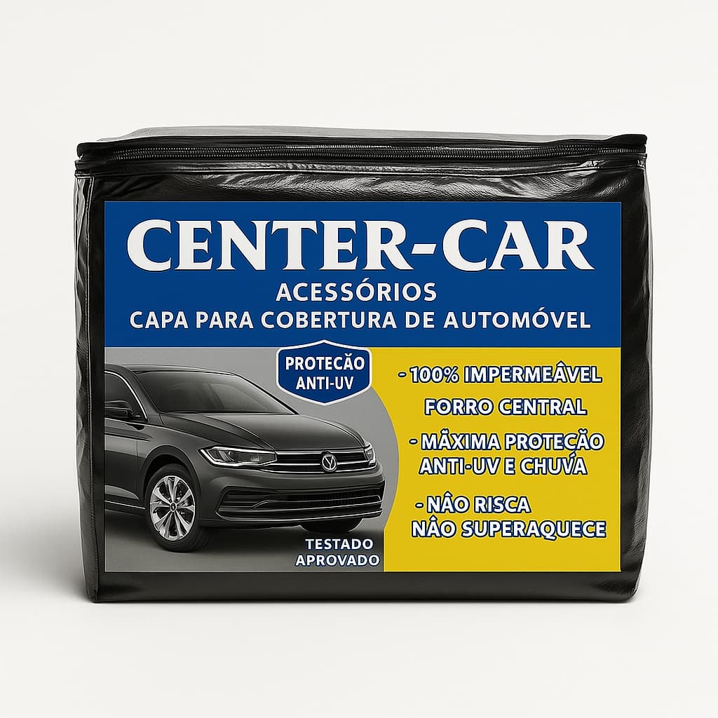 Capa P Cobrir Carro Forrada 100% Impermeável Sol Chuva P M G