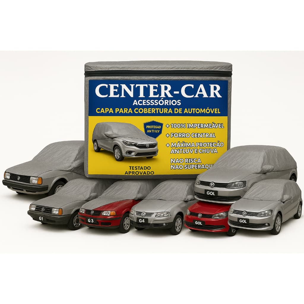 Capa Cobrir Carro Proteção Sol Chuva Vw Gol G1 G2 G3 G4 G5 G6 G7