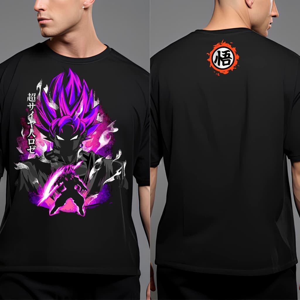 Camisa Anime Dragon Ball Estampa Colorida Super Saiyajin Goku - ENVIO RAPIDO