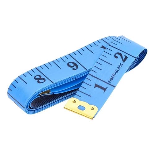 Fita Metrica Corporal Costura Academia 150cm Dupla Face Corporal, Costura, Cintura, Braço