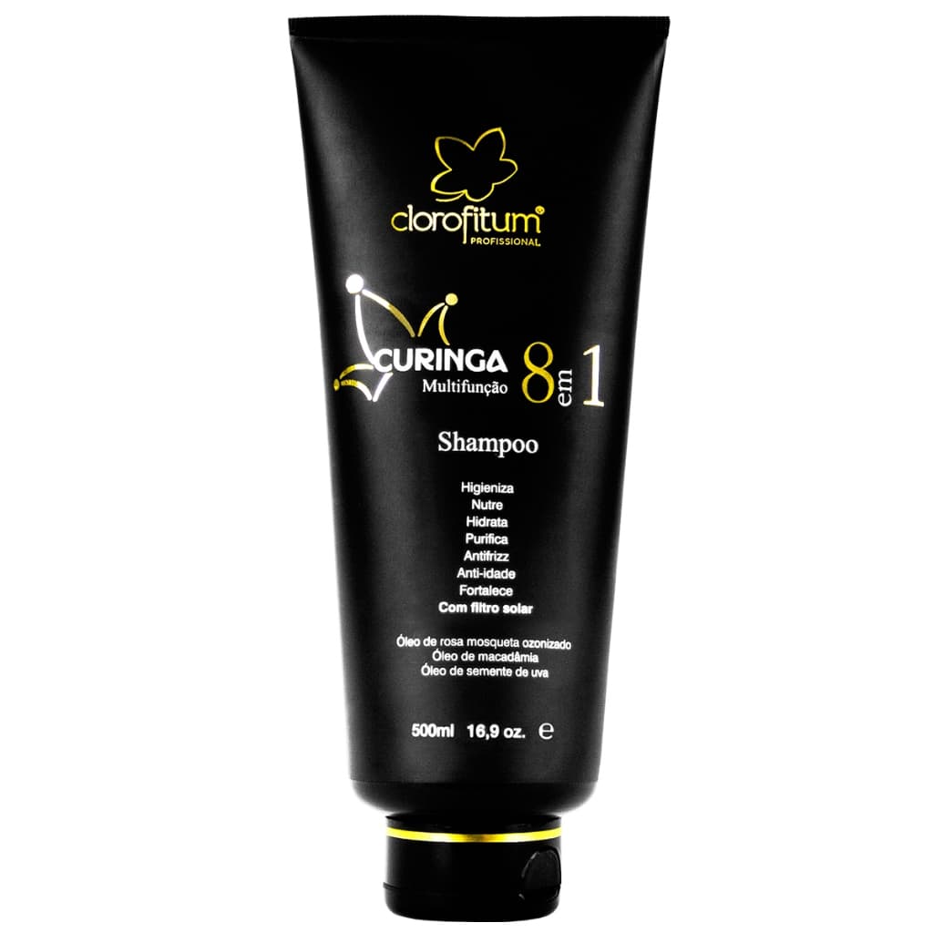 Shampoo Curinga 8 em 1 Multifunção Clorofitum 500ml
