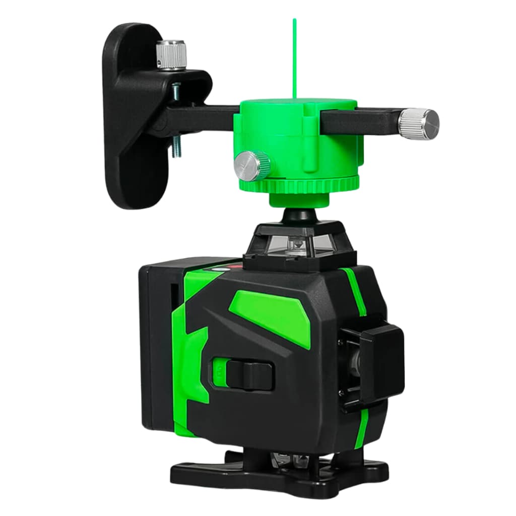 Nível Laser 3D 12 Linhas Verde Recarregável 2 Baterias 2400mAh Autonivelante