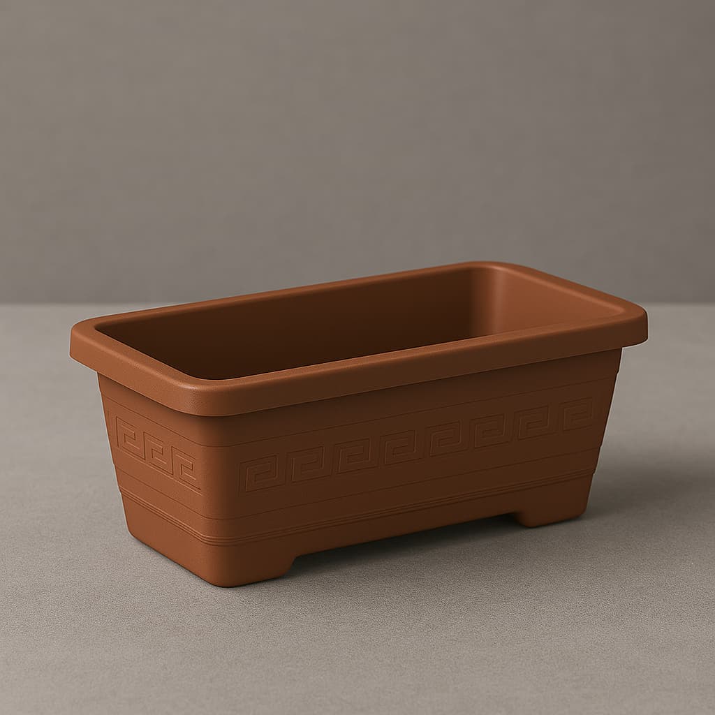 Vaso Floreira Jardineira Retangular 7 Litros Grande Decoração Flor Horta Tempero Grande