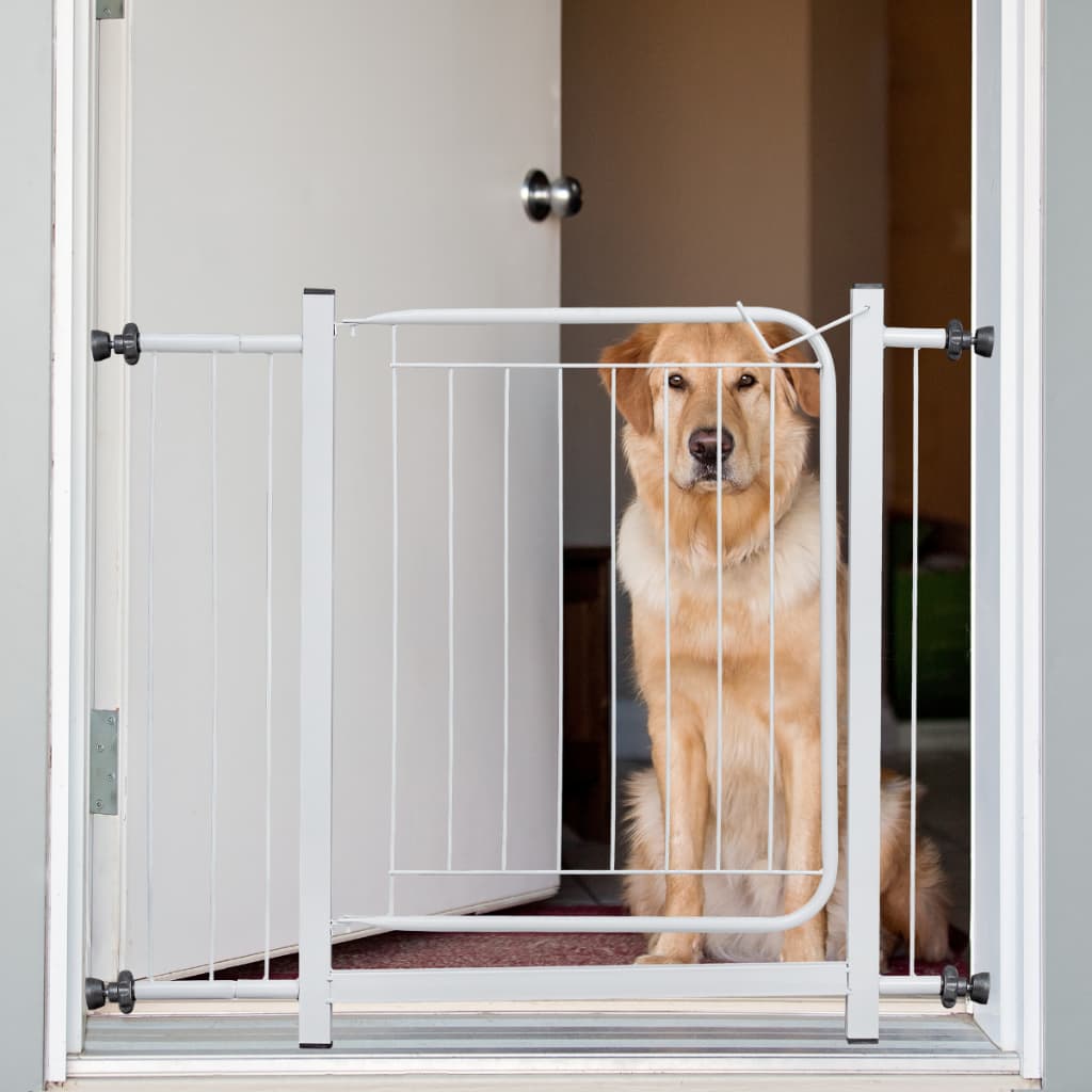 Portão Pet 80 A 100 Cm Grade Proteção Criança Cachorro Gatos