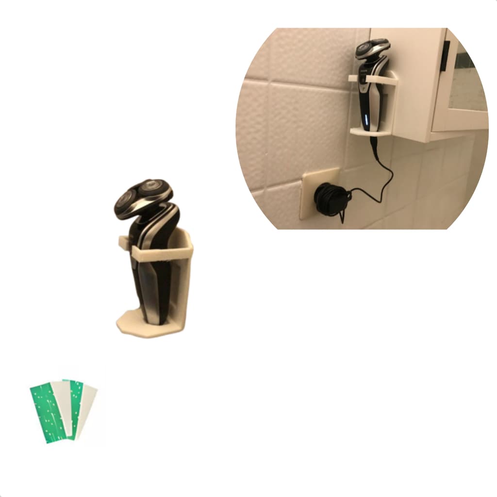 Suporte De Parede Para Barbeador Phillips Series 5000 + Fita