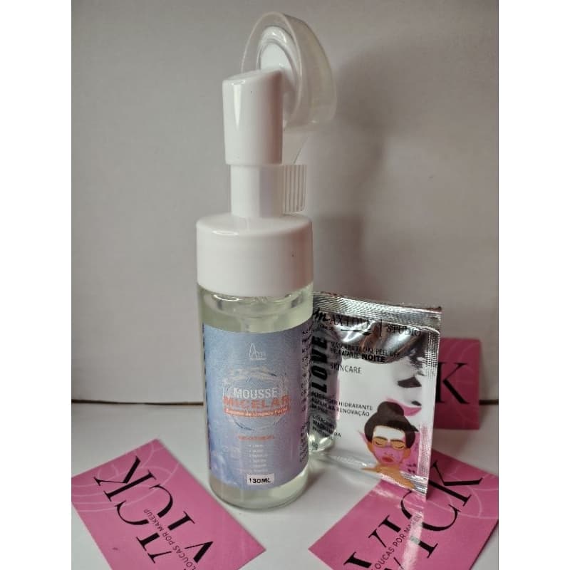 Mousse Micelar. ( Grátis uma máscara facial).