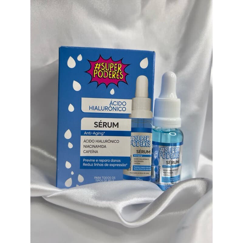 Sérum facial ácido hialurônico super poderes