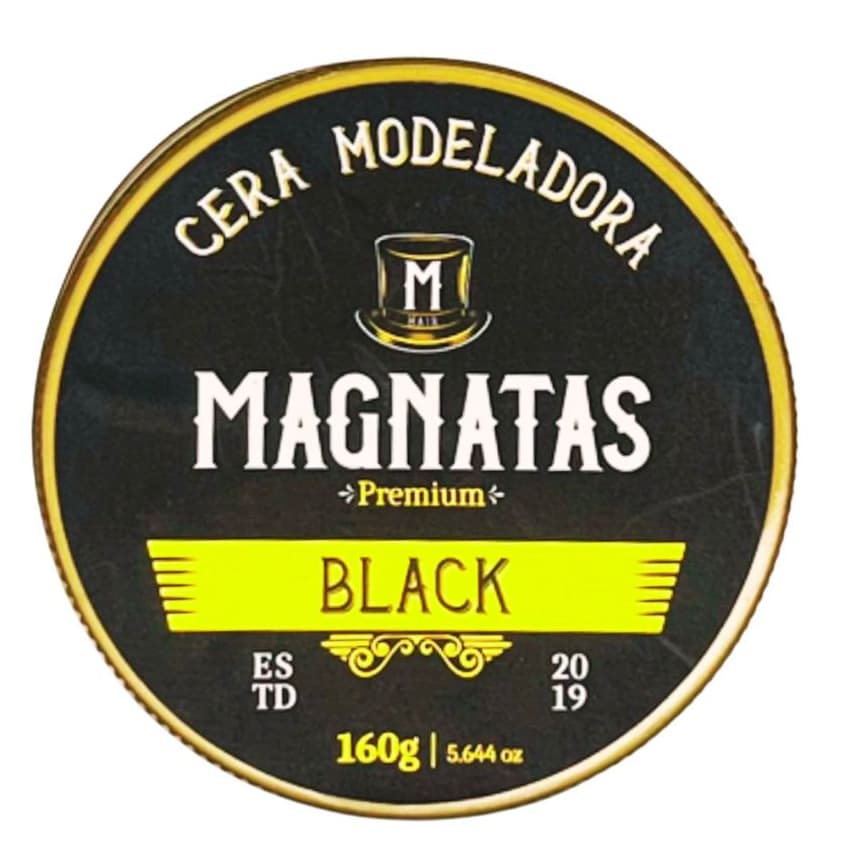 CERA MODELADORA BLACK 160G MAGNATAS PREMIUM