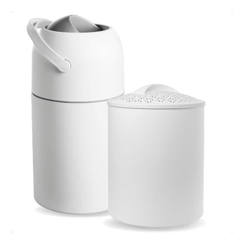 Kit Lixeira Magica Anti odor para Fraldas com Cesto Anti Bacteriano de Roupa suja Enxoval Gravida