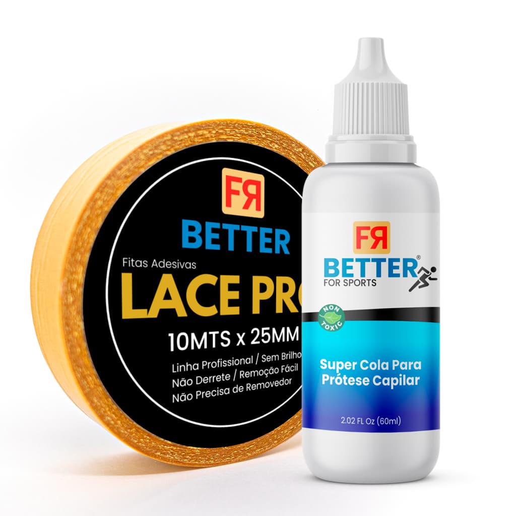 Cola Lace Protese mais Fita Dupla Face Extra Forte FR Better tela ou silicone