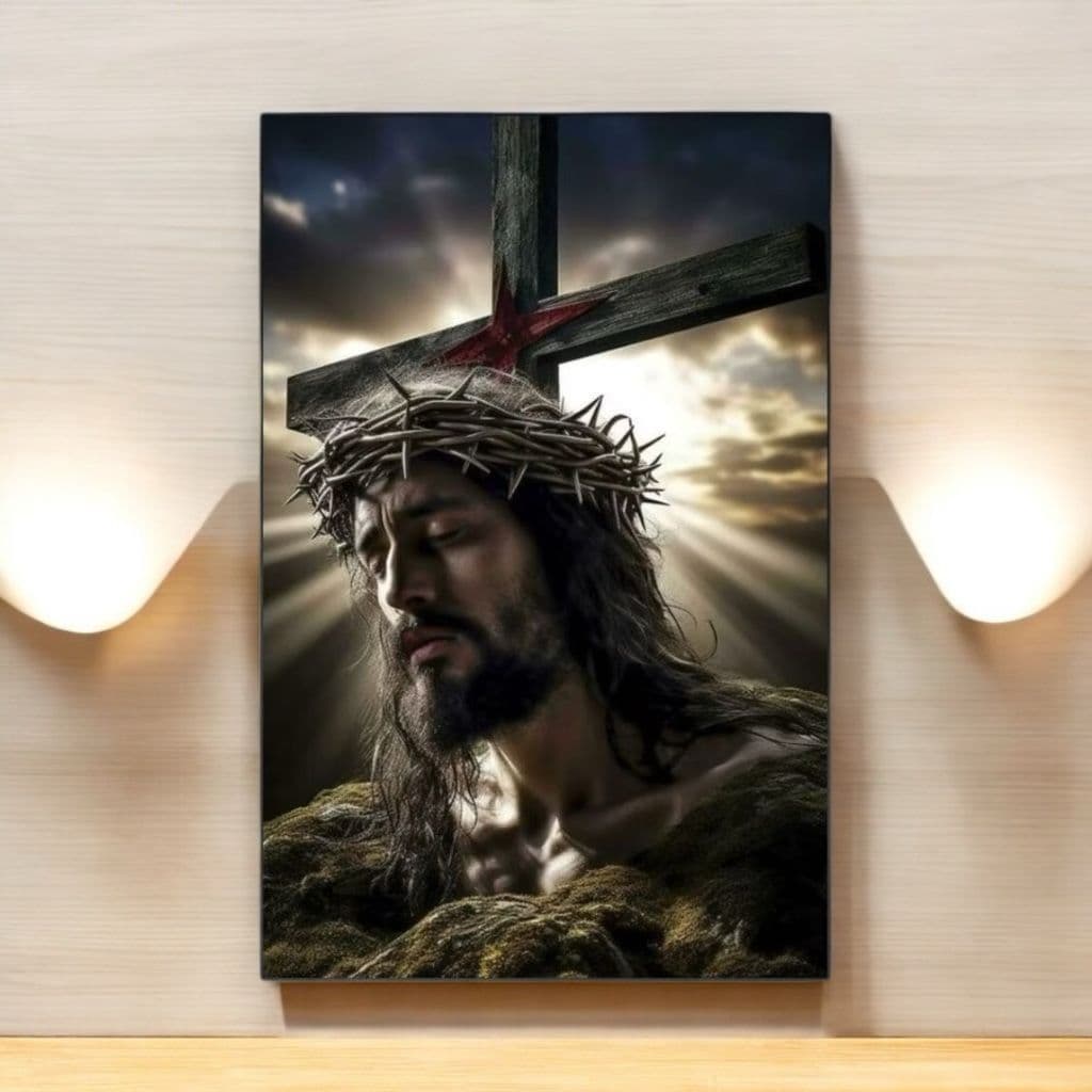 Quadro Decorativo Jesus Cristo Espírito Santo