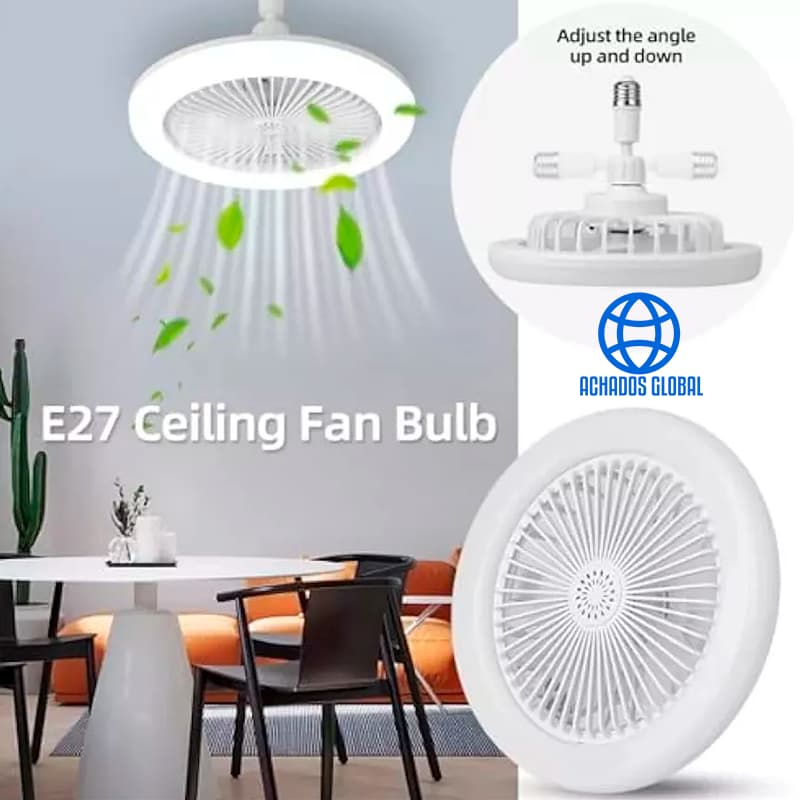Lâmpada De Teto Com Ventilador  De Dupla Finalidade - Pronta Entrega e Promoção