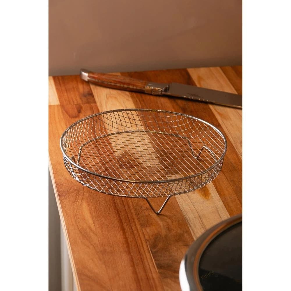 Suporte Wolff de Aço Inox Empilhável para Air Fryer 19,5cm