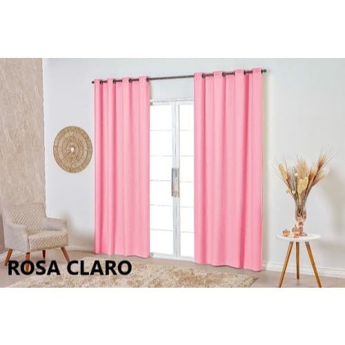 Cortinas Blackout 2,20x1,30 PVC/Pastica