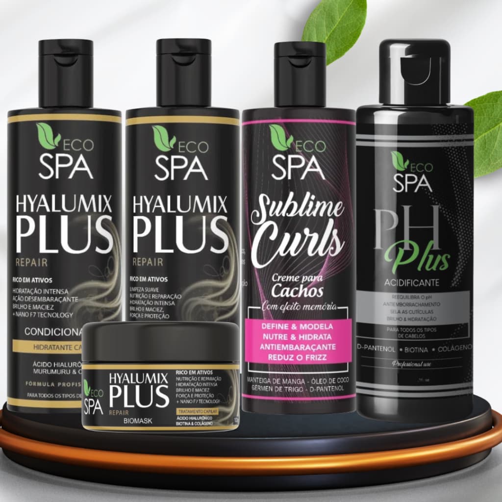 Tratamento Shampoo Mascara Cabelo Pos Progressiva Cachos - Eco Spa