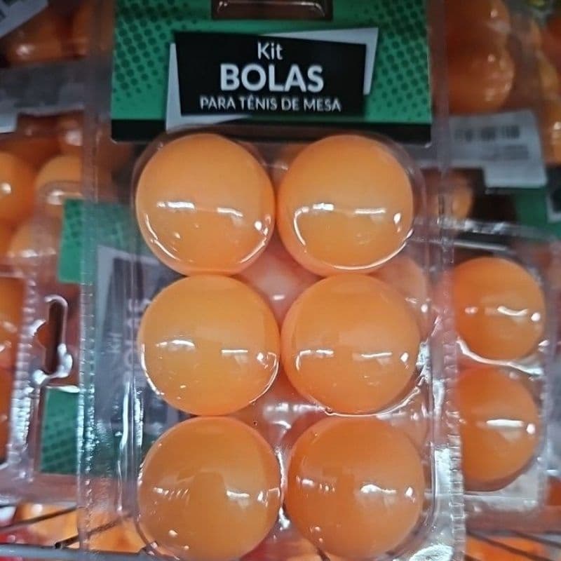 6 Bolinhas de Ping Pong Tênis de Mesa para Crianças e Adultos Dia das Crianças