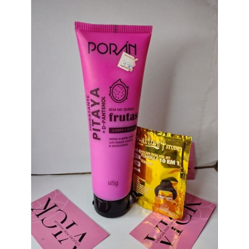 Hidratante Pitaya para corpo e rosto. ( Grátis 1 máscara facial).