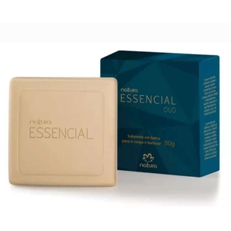 Sabonete em Barra Corpo e Barba Essencial Oud Natura Masculino - 1 unidade de 110g