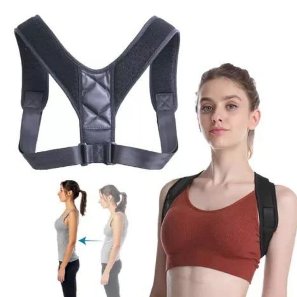 Colete Corretor Postural Ortopédico para Corrigir Postura e Coluna Masculino Feminino Ajustável