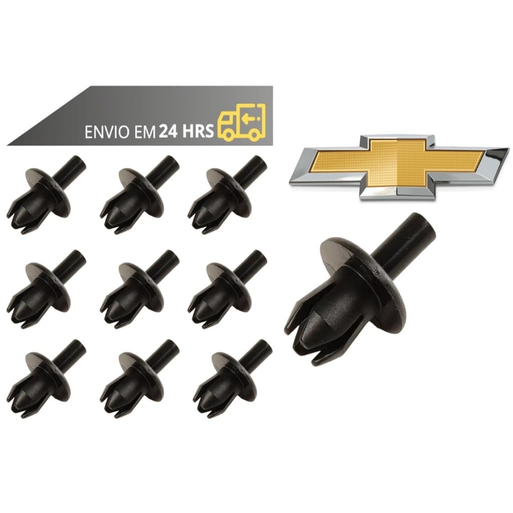 Kit Grampos Presilhas Parabarro Parachoque Corsa Celta Vectra Astra Agile Meriva Spin Prisma Montana