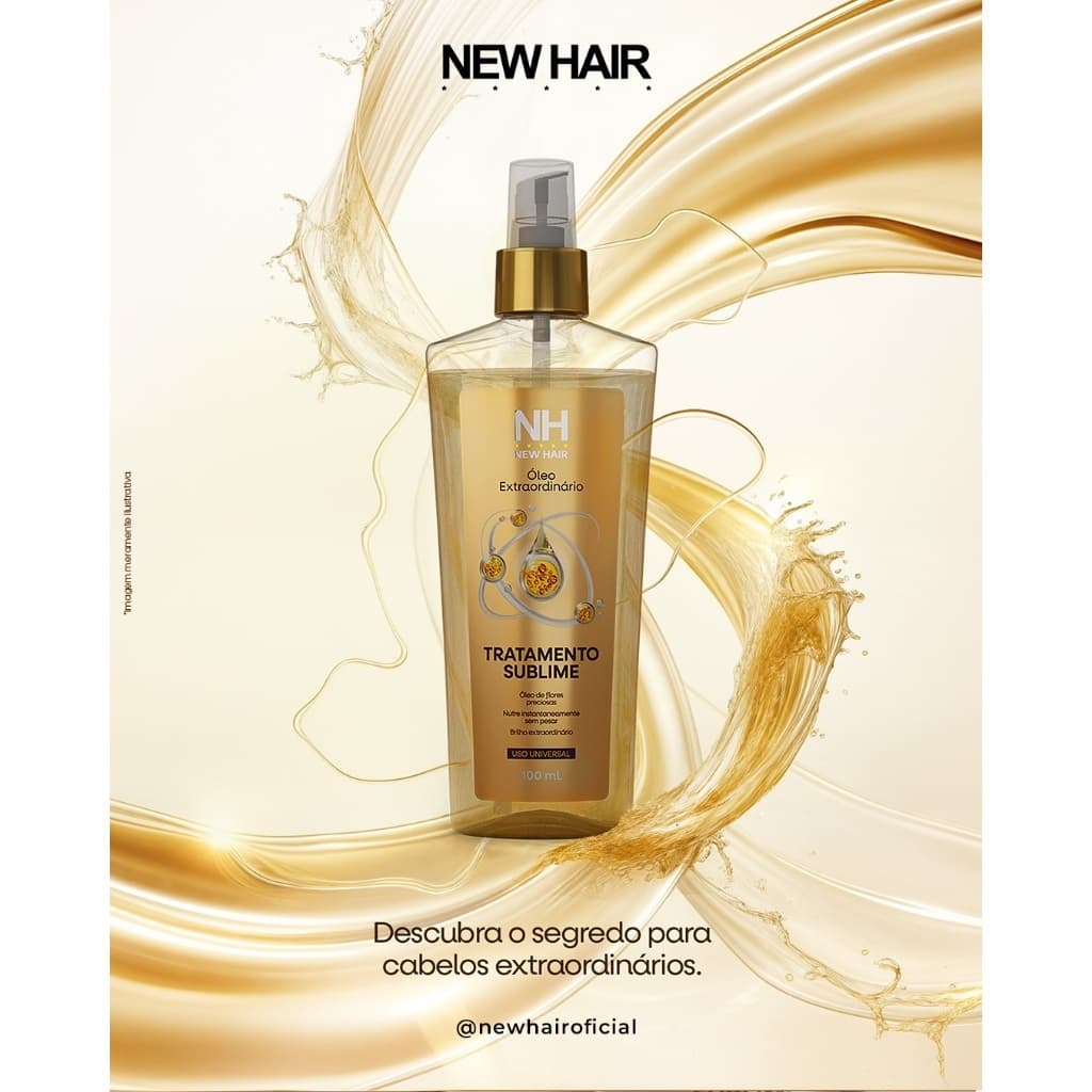 Óleo Extraordinário Tratamento Sublime New Hair 100ml