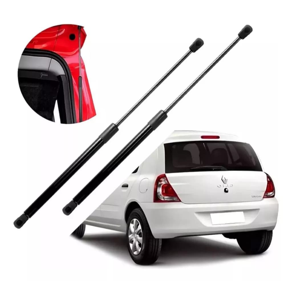 Par de Amortecedor Porta Malas  Traseiro Renault Clio 2000 2001 À 2015