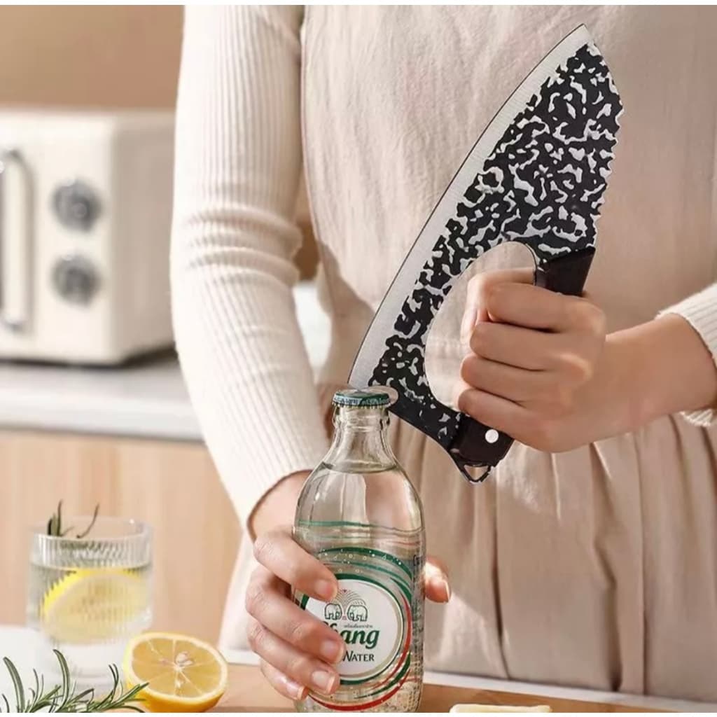 Cutelo faca Inox Profissional Cabo King Artesanal para Cozinha