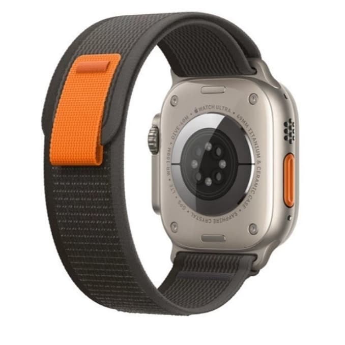 Pulseira Trail Loop Nylon Apple Watch Ultra Series Esportiva Watch IWO 49mm 46mm 45mm 44mm 42mm