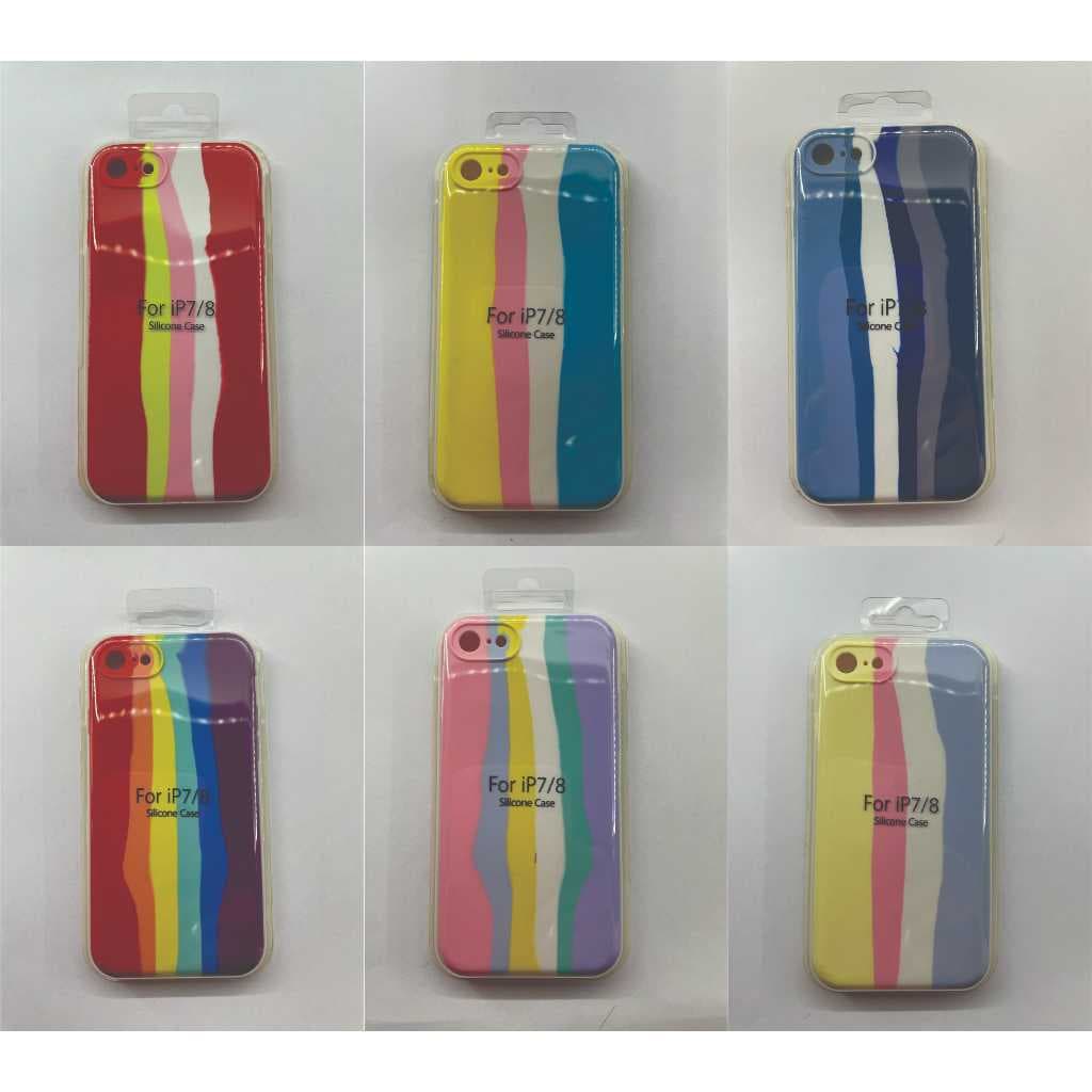 Capinha Silicone Flexível com Proteção de Câmera para IPhone 7/8/SE 2020/SE 2022