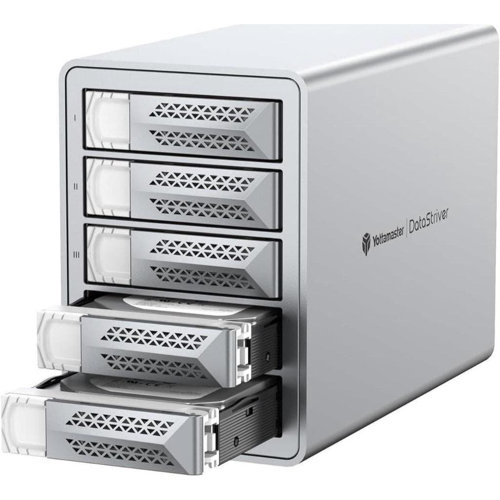 HD Storage 5 Baias para HD/SSD 2.5/3.5 - USB-C 3.2 10Gbps - Até 110TB