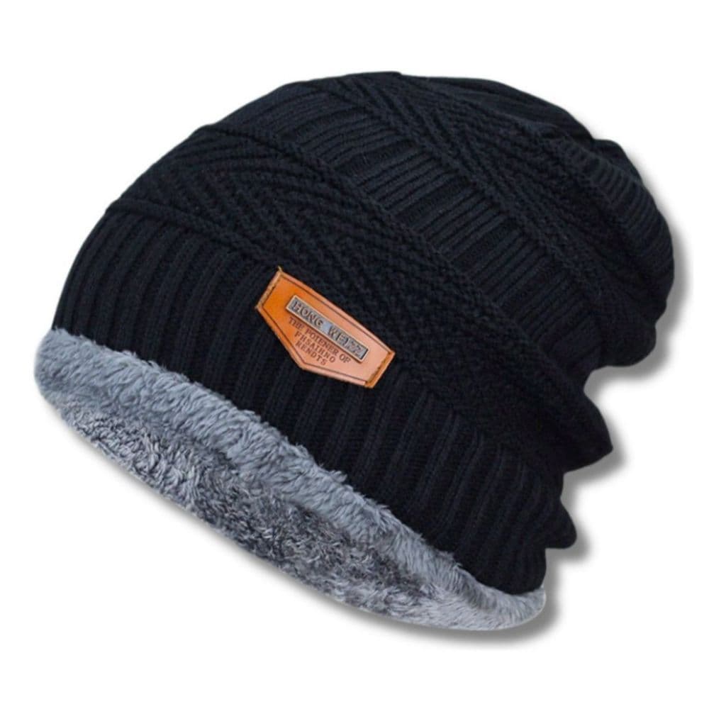 Touca Gorro Inverno Frio Masculina Feminina Forrada Pelinho