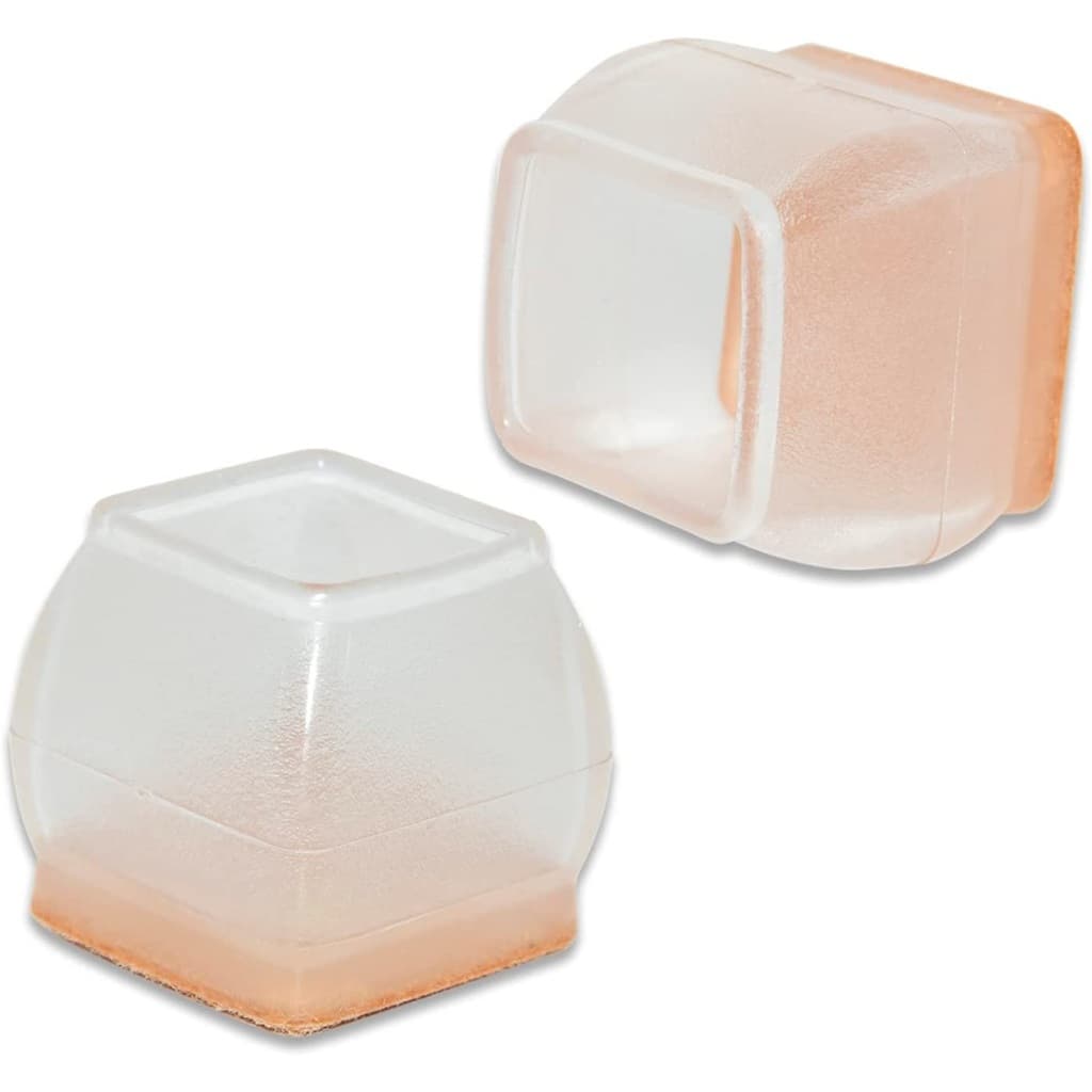 Kit 8 Pçs Proteção Pé Da Cadeira Moveis Quadrado 2,2 A 3cm