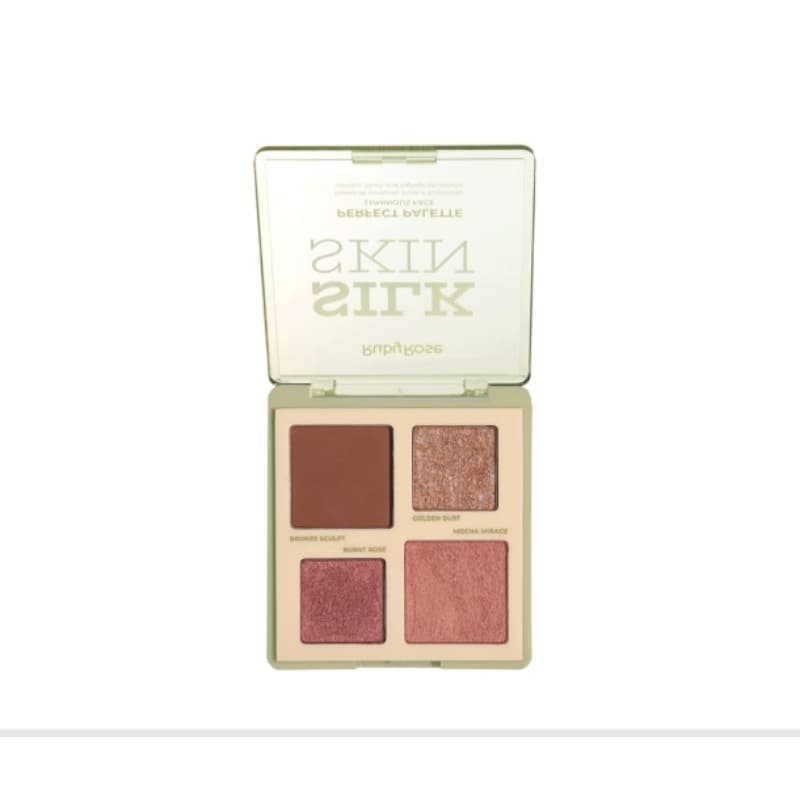 Paleta Contorno, Blush E Iluminador Perfect Blend Silk Skin 3- 14.23G - Hbm1003-3 Ruby Rose