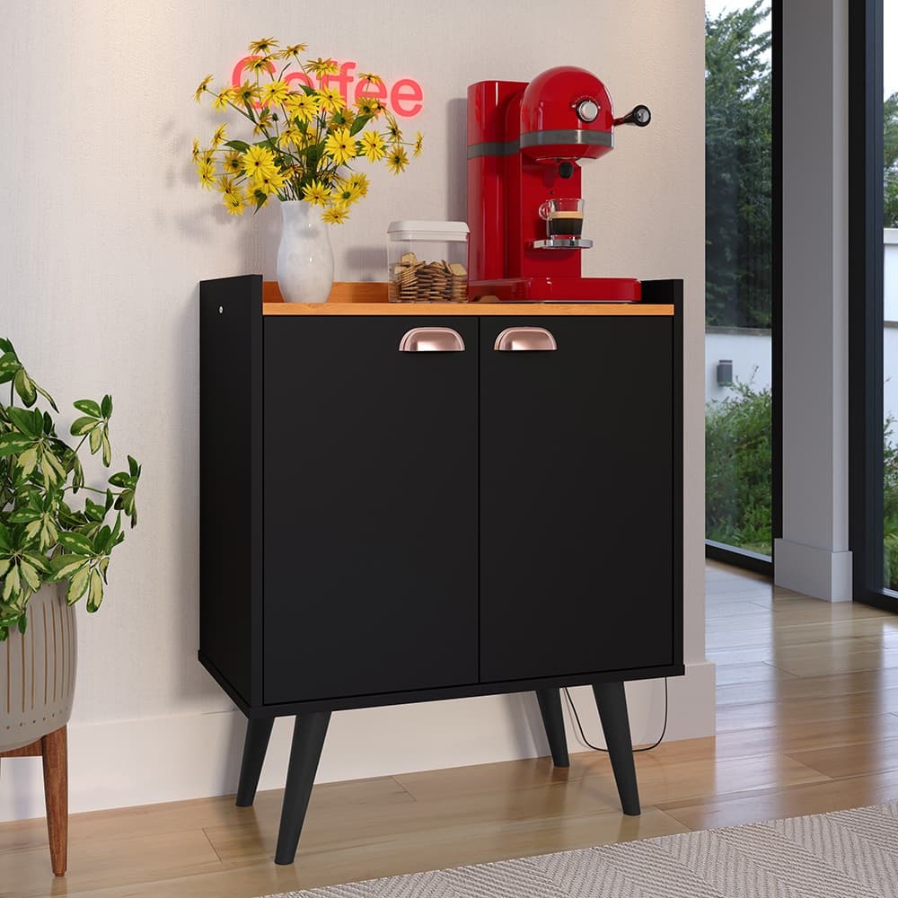 Buffet Aparador Linea Cantinho do Café 2 Portas Multiuso para Sala e Cozinha