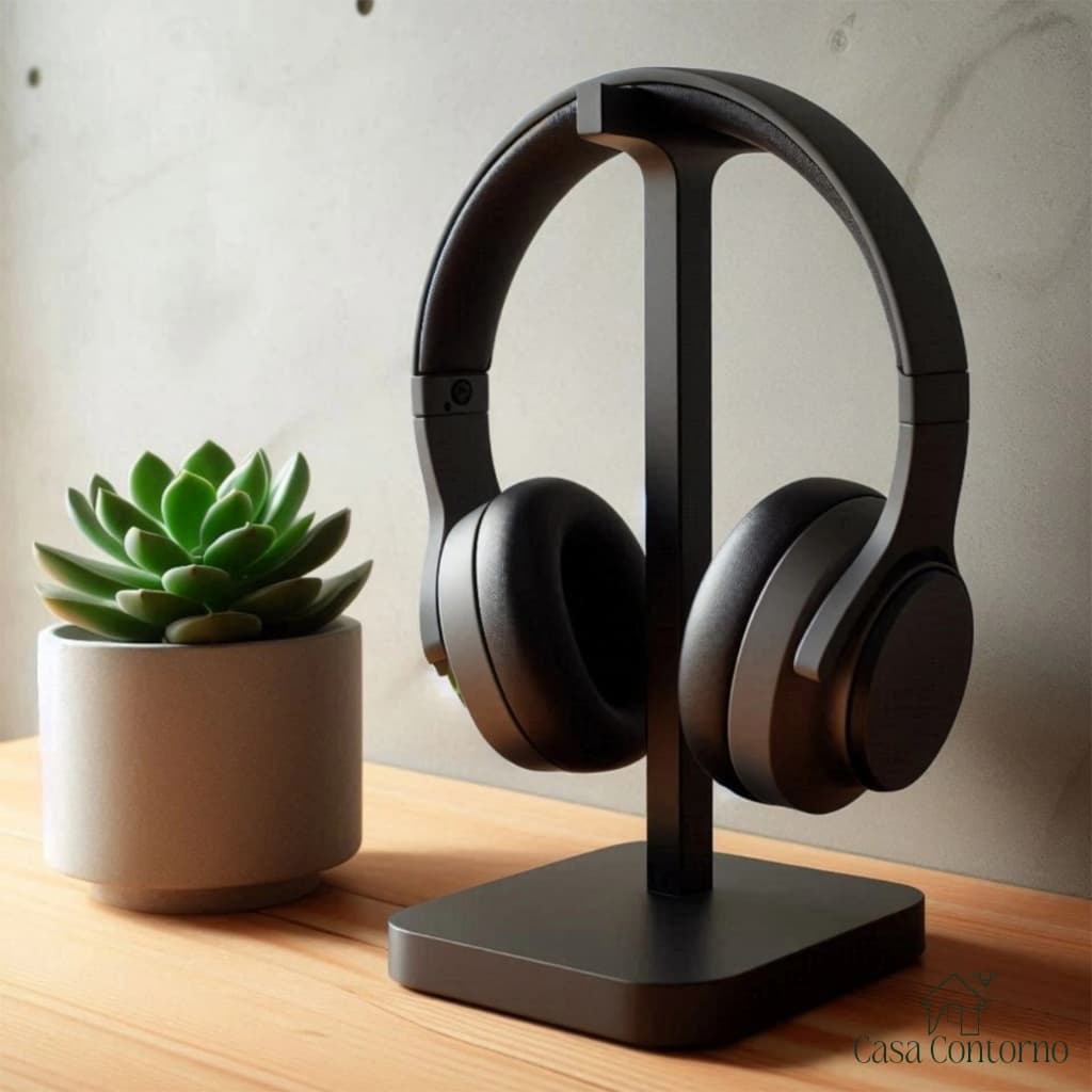 Suporte de Mesa para Fone Headset Gamer Universal Elegante Minimalista