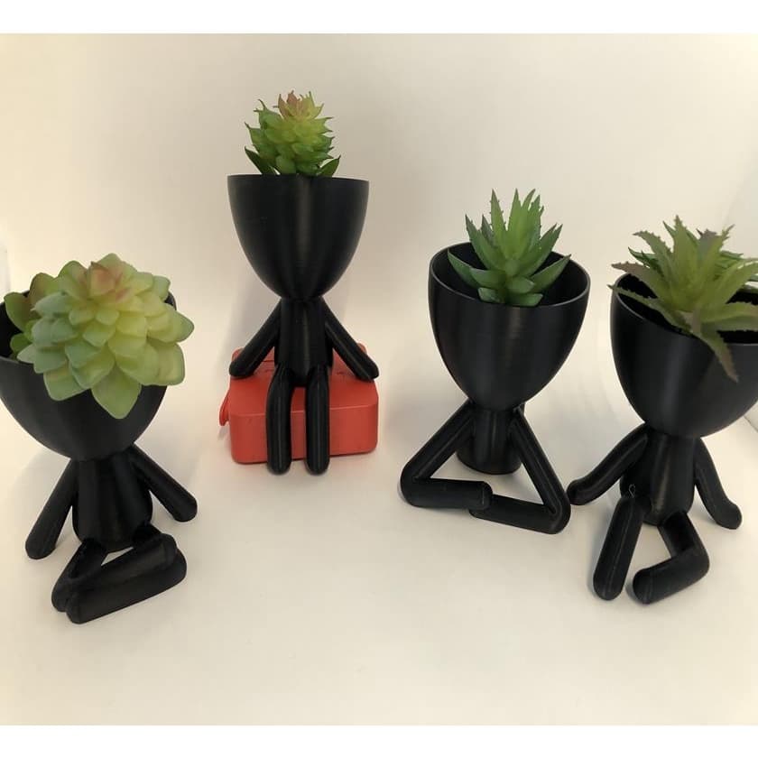 Robert Plant - Kit com 4 Mini Vasinhos de 6cm cada