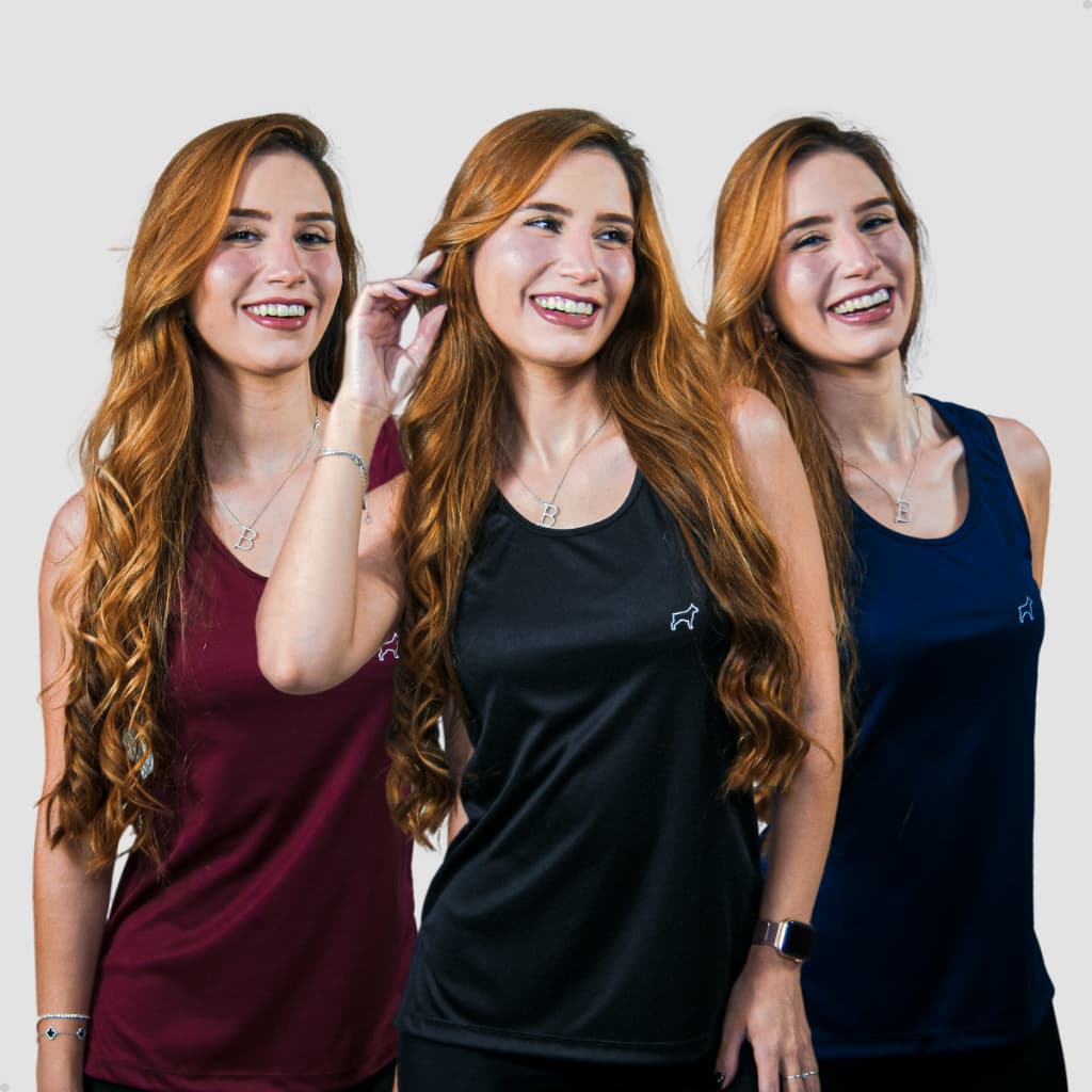 Kit 3 Regata Tapa Bumbum Feminina Dry Fit Academia Fitness Blusa Treino Parvori