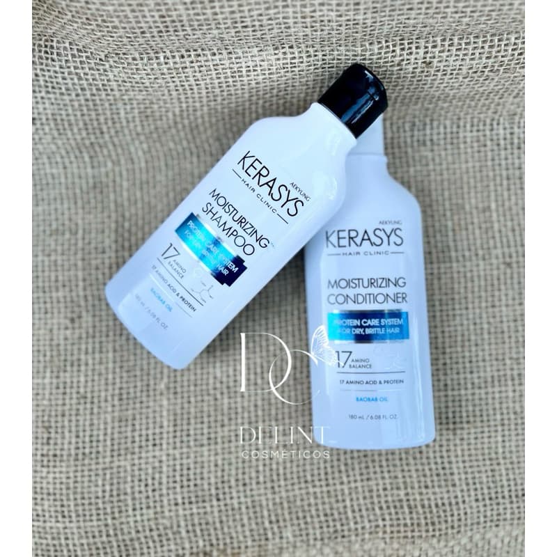 Kit Kerasys Moisturizing Shampoo 180ml + Condicionador 180ml