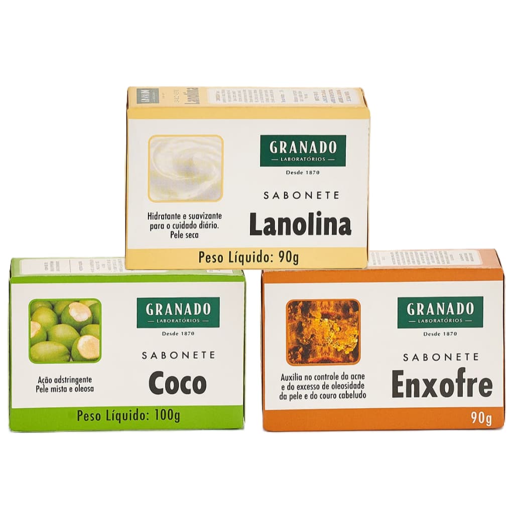 Sabonete Granado Facial - Coco/Enxofre/Lanolina